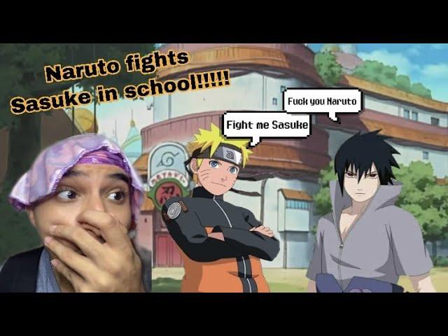 Going to school with Naruto be like…