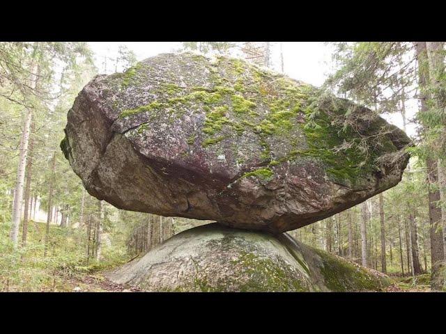 The Large Balancing Rock Of Ruokolahti, Finland (Kummakivi)