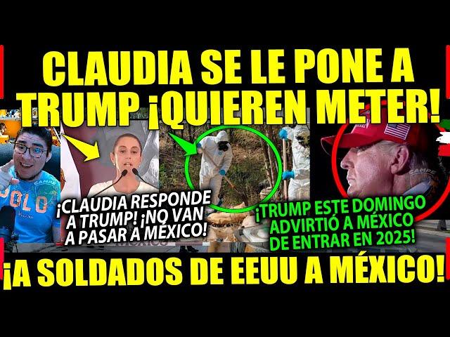 DOMINGAZO! CLAUDIA PARÓ EN SECO A TRUMP ¡MÉXICO NO ES TU PATIÓ! ¡AQUÍ NO PUEDES ENTRAR ASÍ!