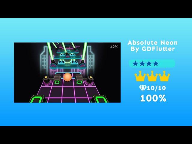 (Rolling Sky Remake) Level 47 - Absolute Neon by GDFlutter