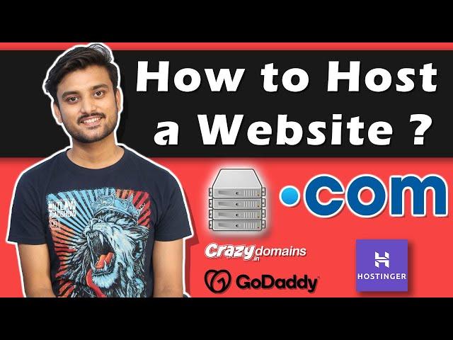 How to Host a Website ? - How to Buy a Domain? - Step By Step Guide Explained ! - Hindi