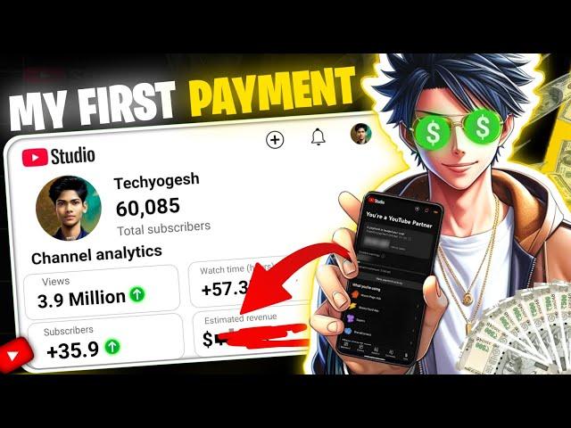 My First YOUTUBE PAYMENT Received  || कभी सोचा नहीं था इतने पैसें मिलेंगे  || YouTube Earnings