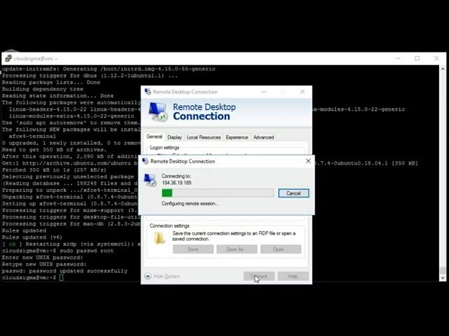 How to setup Remote Desktop on Ubuntu/Debian/Kali VPS using Xrdp [XFCE4]