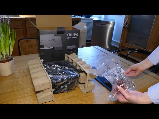 Krups FDK 451 Sandwichmaker - Unboxing