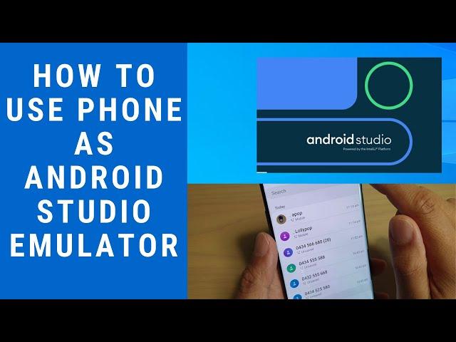 How to Connect Mobile phone with Android Studio  to run app