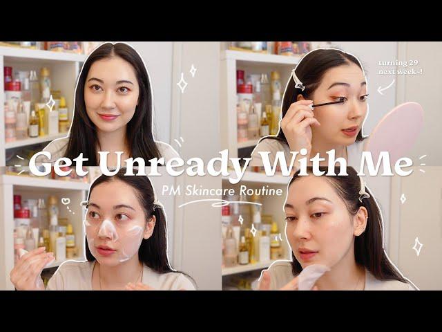 Get Unready With Me  Night-time Skincare Routine *unsponsored & unscripted lol*
