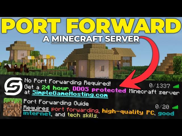 How To Port Forward a Minecraft Server (2025)