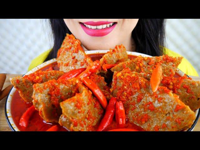 PEDAS SEREM, ASMR BAKSO BOGEM MEKAR JUMBO BERKUAH LAVA PEDAS | ASMR MUKBANG INDONESIA