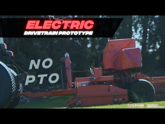 NEW Trimax Electric Drivetrain Prototype | Rotary Mower