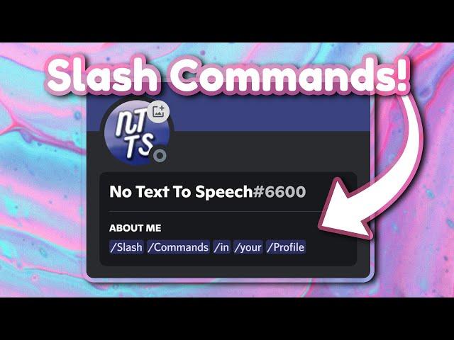 Slash Commands in Discord Profile! | Discord Quickie