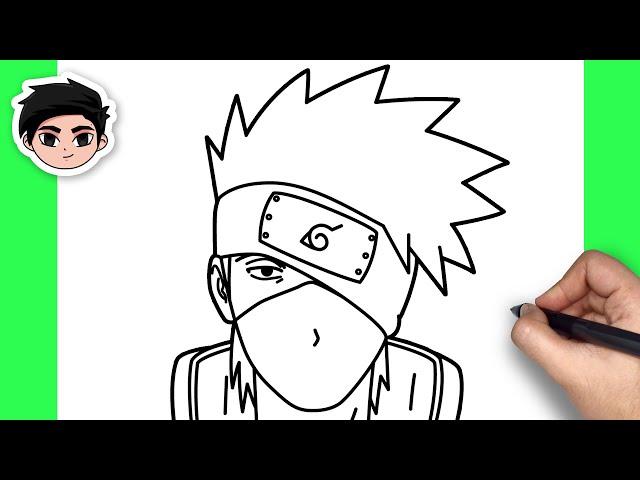 How To Draw Kakashi | Naruto - Easy Step By Step