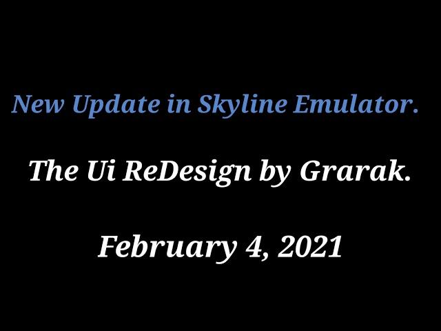 Lets Try! Nintendo Switch in Android|Skyline Emulator- Ui Redesign and Others Update|Feb 4,2021.