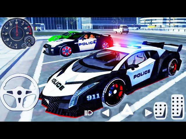 Sport Car Driver Simulator - New Lamborghini Police Car Driving - Android GamePlay