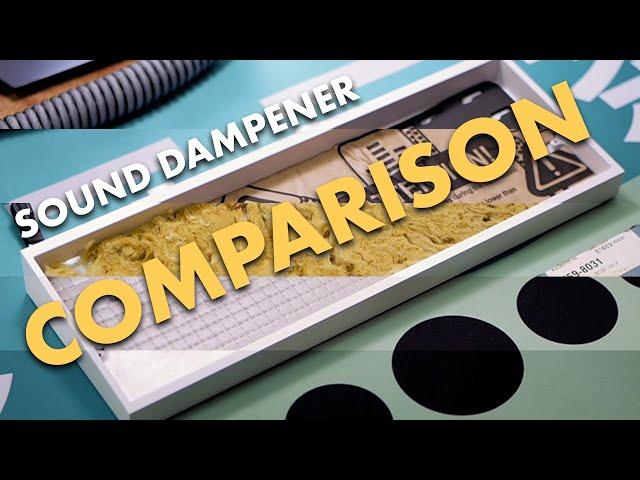 Comparing Different Keyboard Sound Dampeners