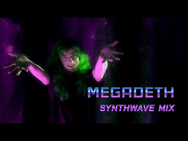 MASHUP - MEGADETH + SYNTHWAVE Beat - Sweating Synthwave \ Sweating Bullets Remix