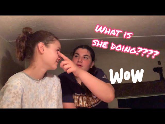 My Cousin Tries To Do My Skincare Routine!|Lucia Stephanie