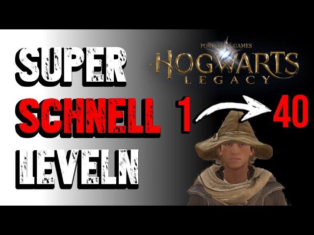 Hogwarts Legacy - Super schnell Leveln Deutsch | 1000exp in 10Min | Von Stufe 1 - 40 | fast leveling