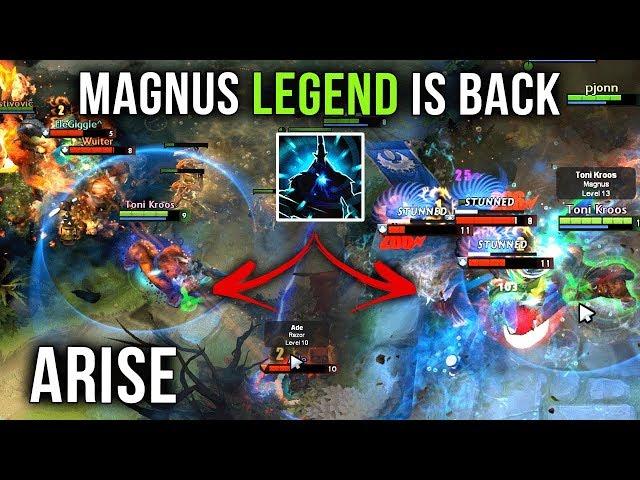 Arise The Magnus Legend is Back Again - EPIC Magnus COMPILATION - Dota 2