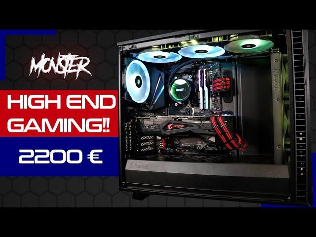 2200€ Euro GAMING HIGH END MONSTER PC - Hardware - FPS Test - Gaming Time - 2020 - Level UP