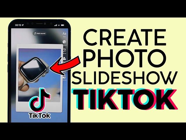 How to Create a Photo Slideshow Video on Tiktok 2022 (EASY)