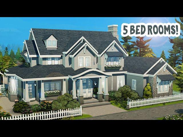 Huge Copperdale Family Home || The Sims 4: Speed Build