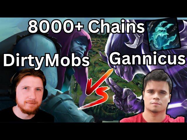 GannicusTTV vs DirtyMobs  - How to play against Yorick as Shen - Masters NA 8K+ Dmg reduction Chains