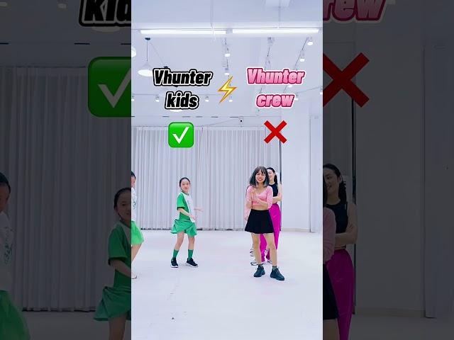 BLACKPINK BATTLE DANCE CHALLENGE (P5) | Vcrew vs Vkids | VHUNTER | #shorts #blackpink #tiktok