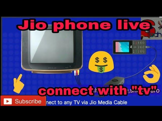 How To Connect JioPhone To Tv By Jio Media Cable | Live Mobile Connect Demo | In Hindi | 2017