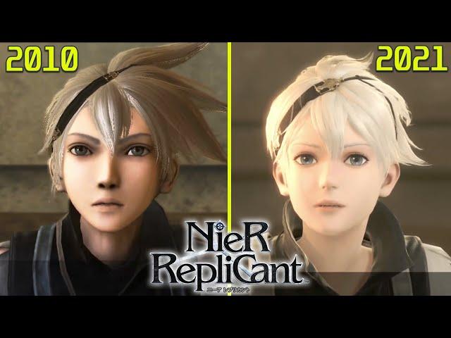 Nier Replicant (ニーアレプリカント ) Original PS3 vs PS4 Remaster Early Graphics Comparison (NEW GAMEPLAY)