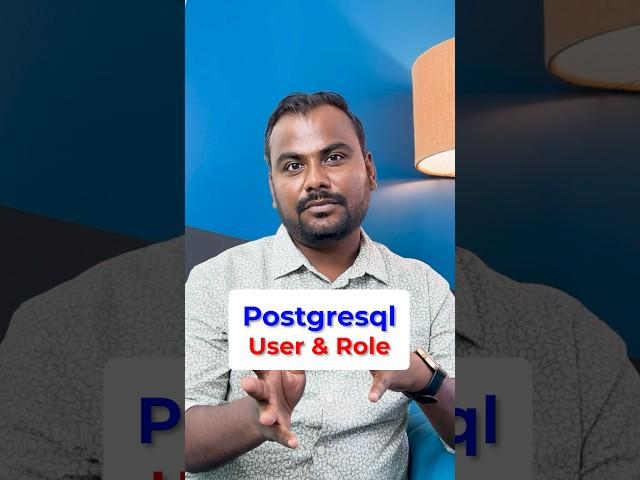 What is the difference between user and role in PostgreSQL? |Question and Answer with Ankush Sir