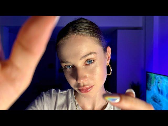 Touching Your Face Until You Fall Asleep ASMR  | Face Tracing & Tapping, Ear Massage, Brushing