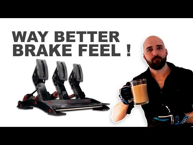 Fanatec ClubSport Pedals V3 -  The Best Way To Set The Brake Up !