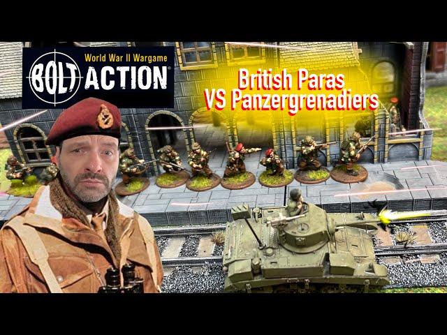 Bolt Action : Battle Report - British Paras VS Panzergrenadiers