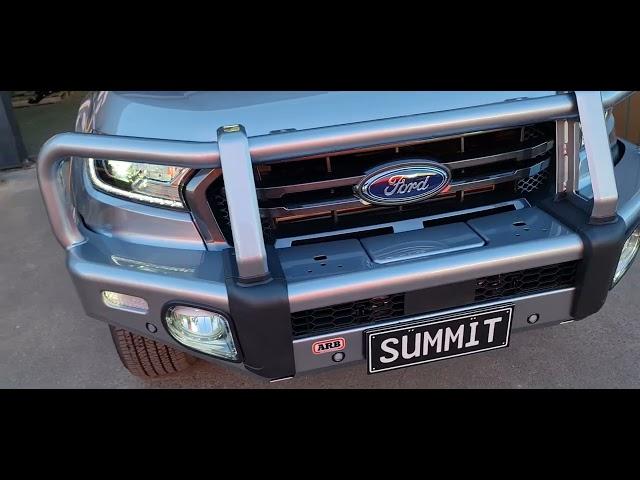 Ford Wildtrack Summit bullbar in SWR Aluminium Metallic