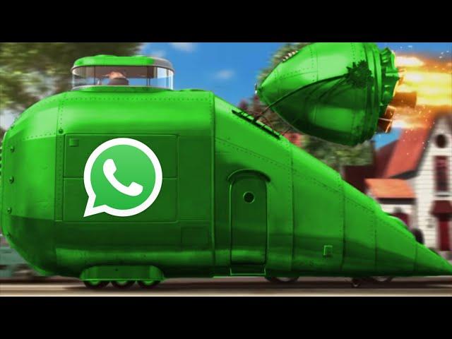 Gru Cruisin’ in the WhatsApp car