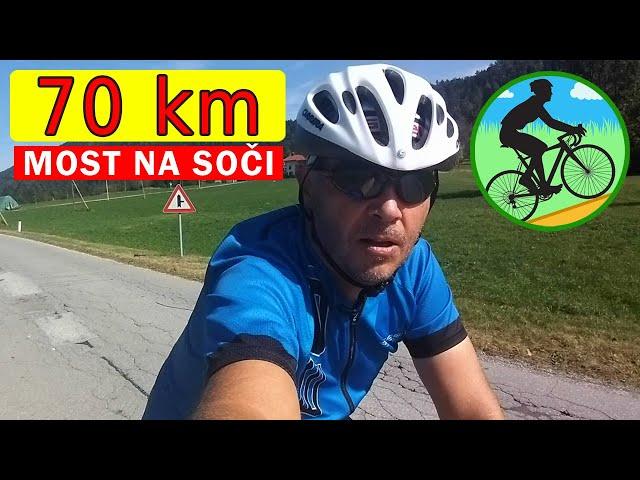By bike from Nova Gorica to Most na Soči for ice cream!
