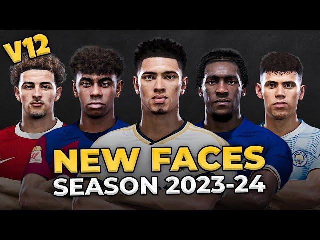 NEW Facepack V12 Season 2023/24 - Sider and Cpk - Football Life 2023 and PES 2021