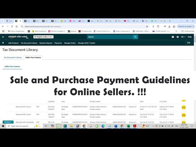 Sale and Purchase Payment Guidelines for Online Sellers  !!!