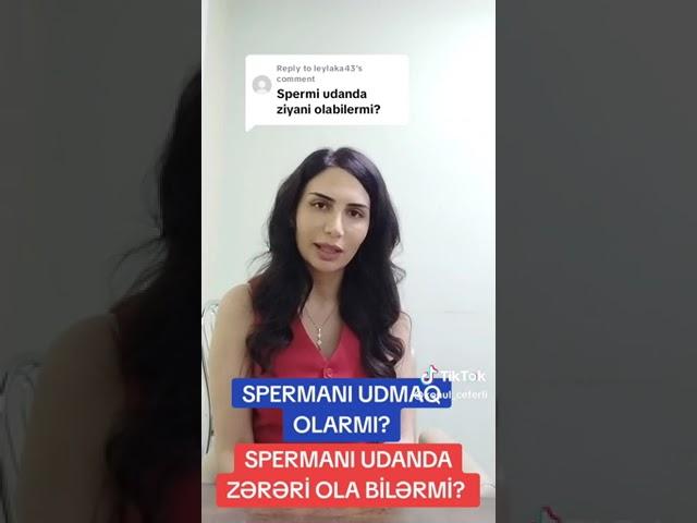 Sperma udmaq zərərlidir?