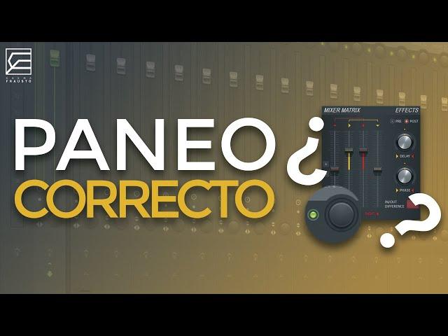 Haz HECHO MAL el PANEO SIEMPRE // Como PANEAR SEÑALES MONO y ESTÉREO