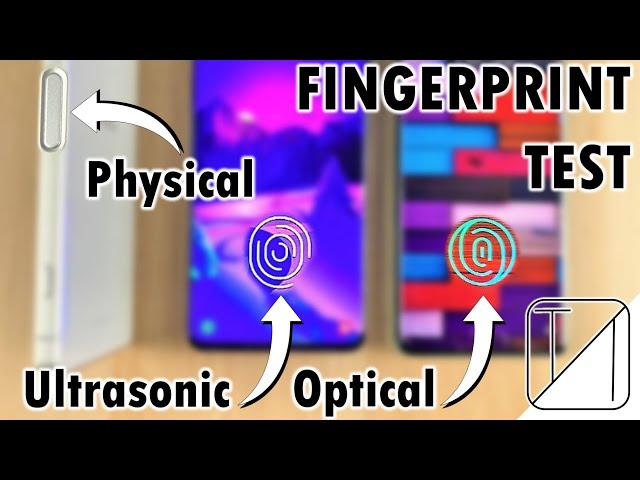 [Slow Motion] Physical vs Optical vs Ultrasonic Fingerprint Sensor Speed and Reliability Test