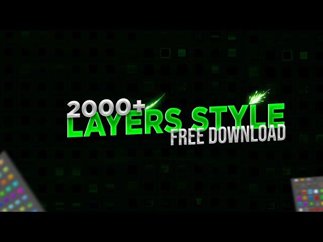 Photoshop layer Style Pack | 2000+ FX Style | Free Download [2023] EHTISHAM GFX