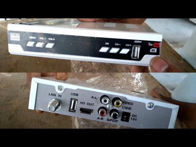 DD Free Dish MPEG4 Set Top Box | AV* USB* HDMI* HD Video Quality MPEG4 DD Free Dish Set Top Box