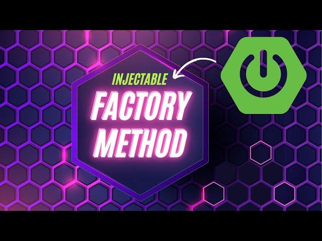 Injectable Factory Method with Spring Boot