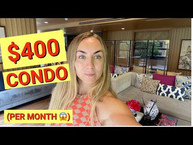 $400 per month LUXURY condo in Phuket! Cost of living Phuket. Condo tour Phuket 2022.