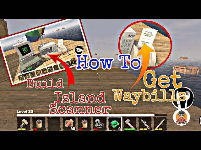 How to get waybill in survive on raft || Trading Merchant