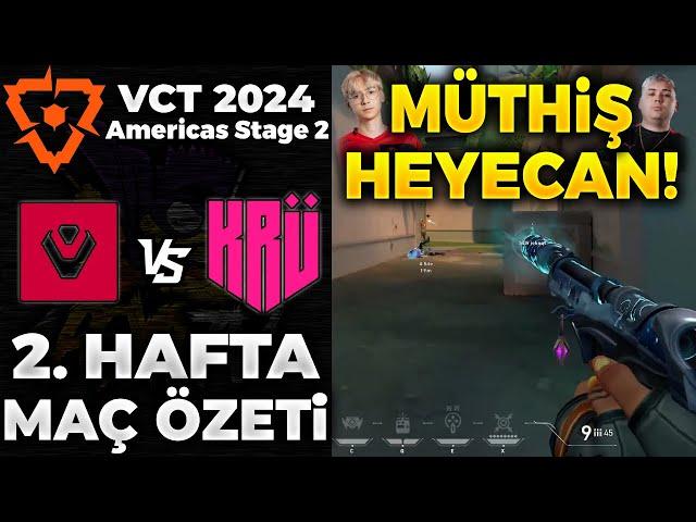 Sentinels vs KRÜ MAÇ ÖZETİ | VALORANT 2024 Americas Stage 2 - 2. HAFTA