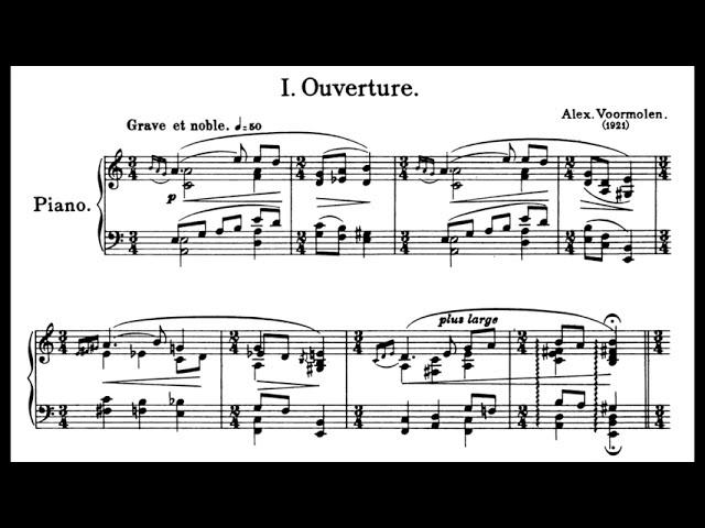 Alexander Voormolen - Suite de clavecin pour piano