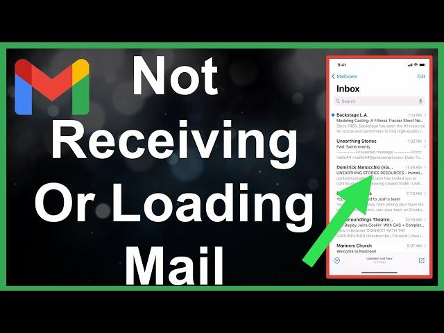 Not Receiving Or Not Loading New Mail In Gmail App