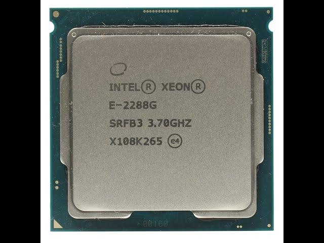 E-2288G Intel Xeon E 8-Core 3.70GHz 16MB L3 Cache Socket FCLGA1151 Processor for Servers #E2288G